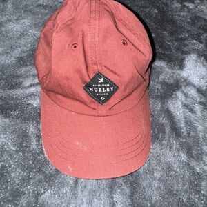 Hurley Maroon Cotton Cap